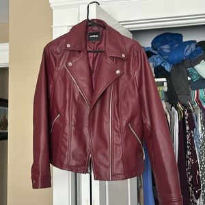 Faux Leather Jacket from Express